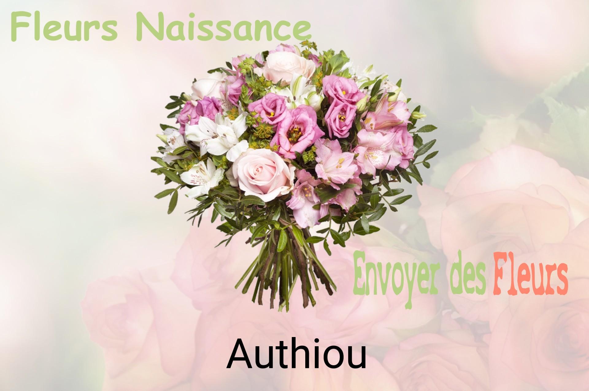 Bouquet de fleurs de naissance livré à Authiou